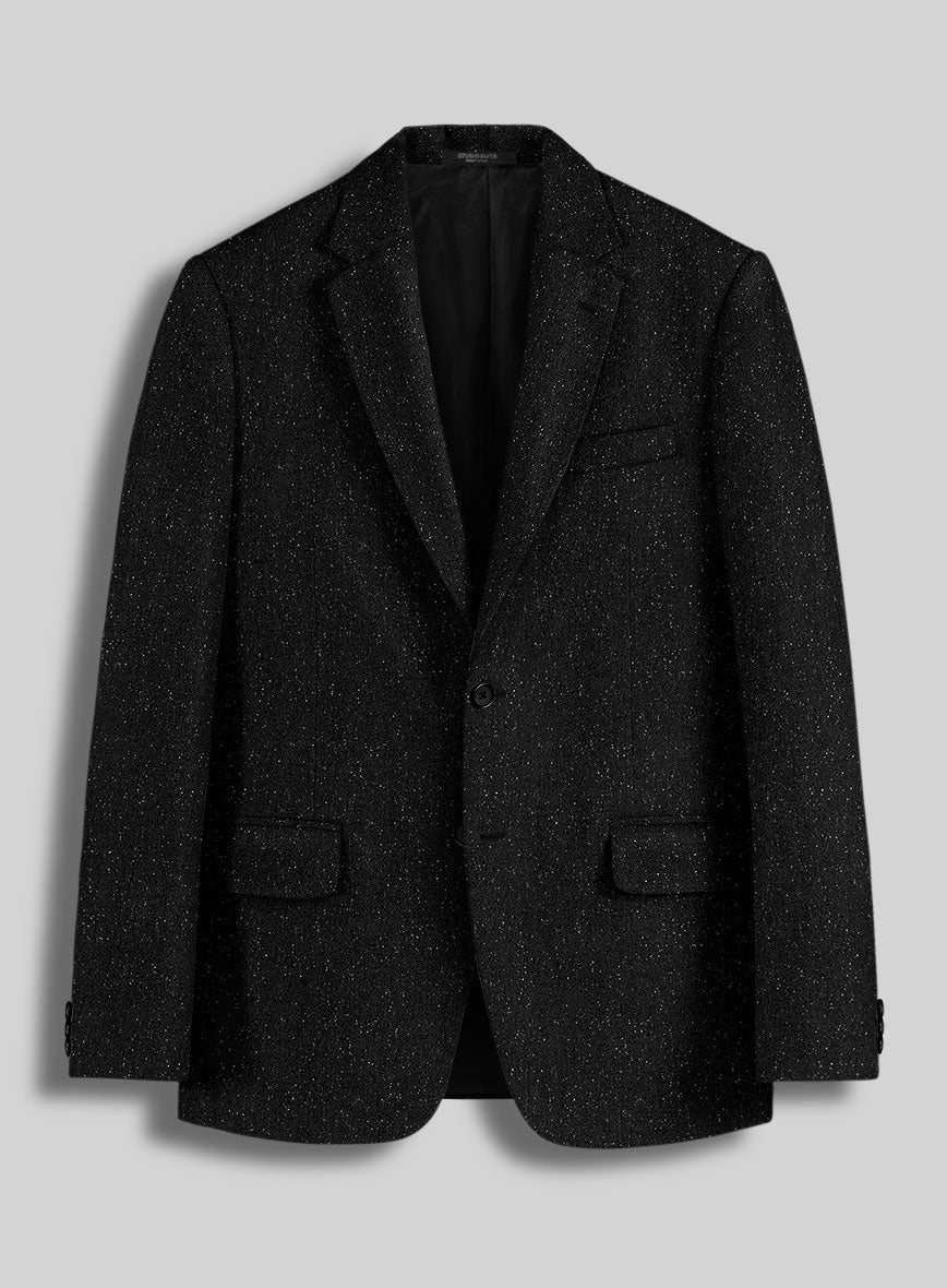 Black shops tweed blazer