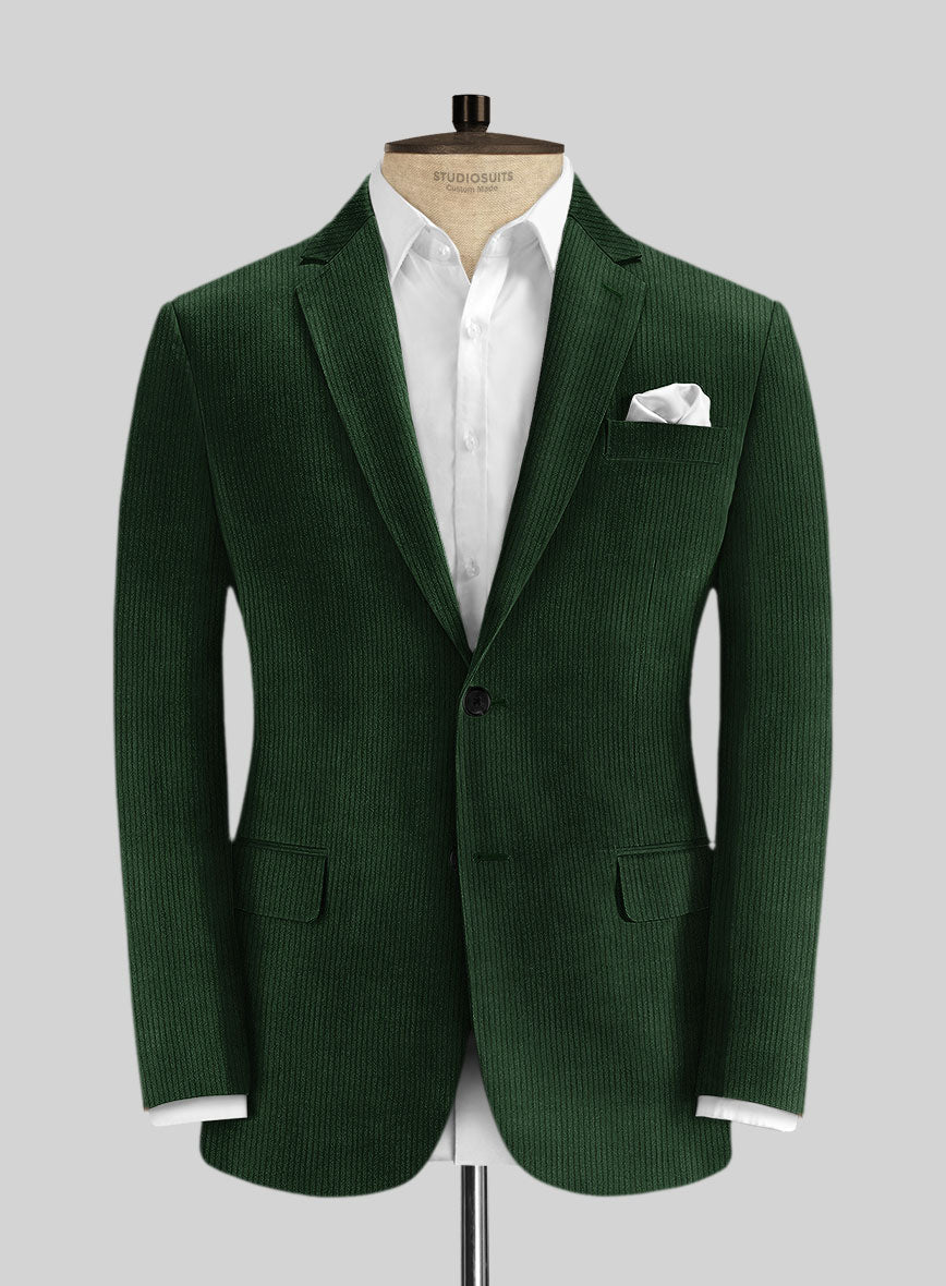 Emerald green 2025 corduroy jacket