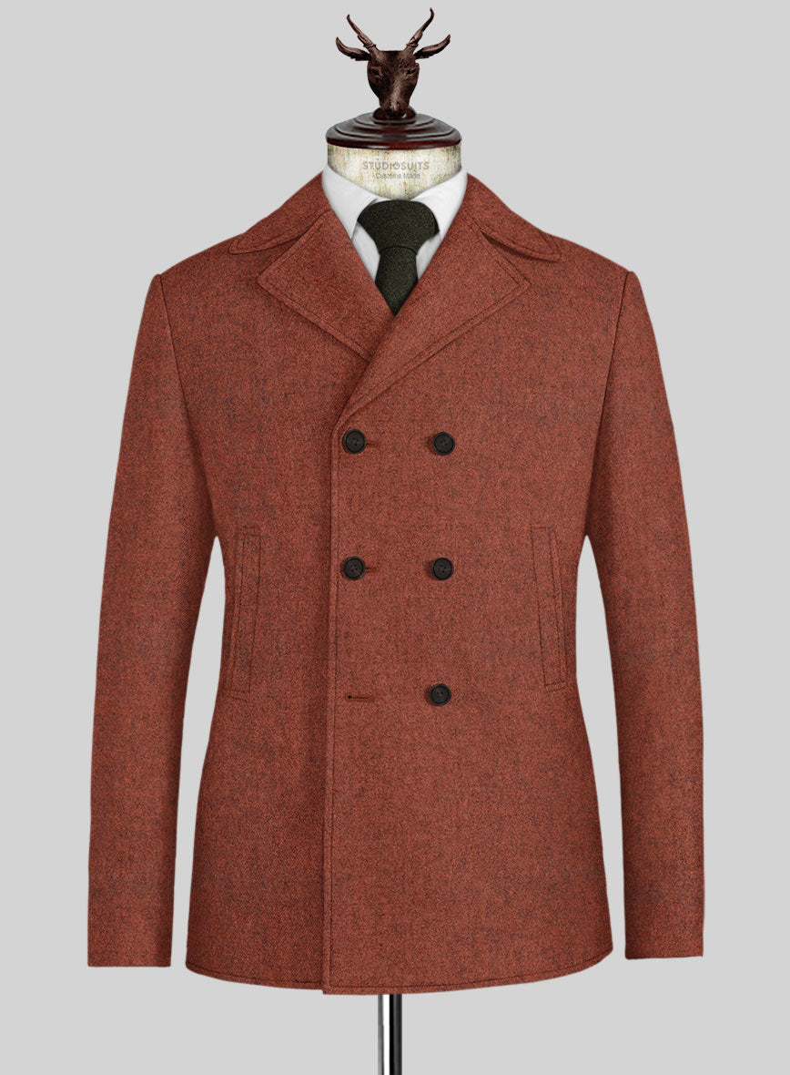 Tweed peacoat clearance