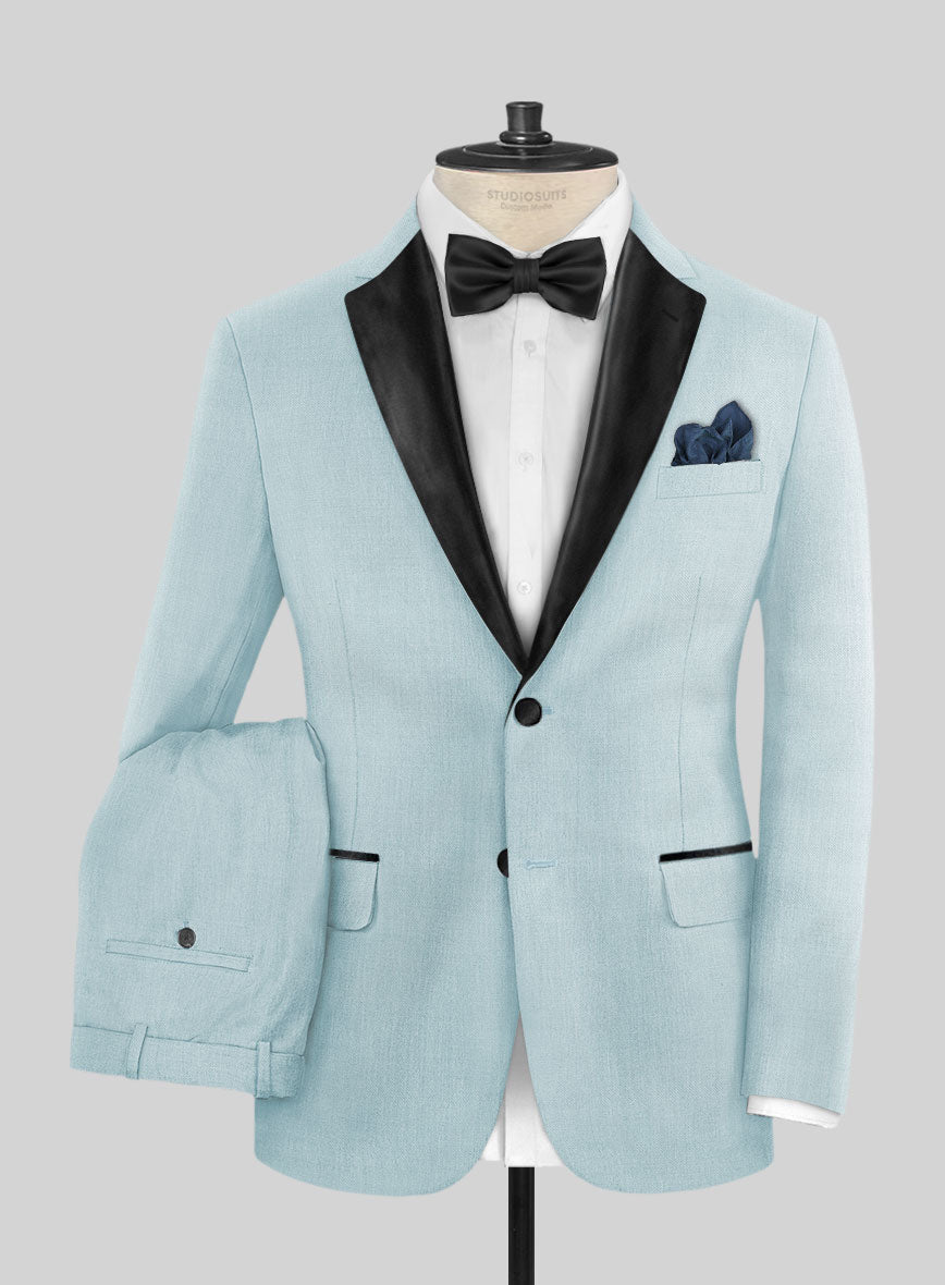 White and blue tuxedo clearance jacket