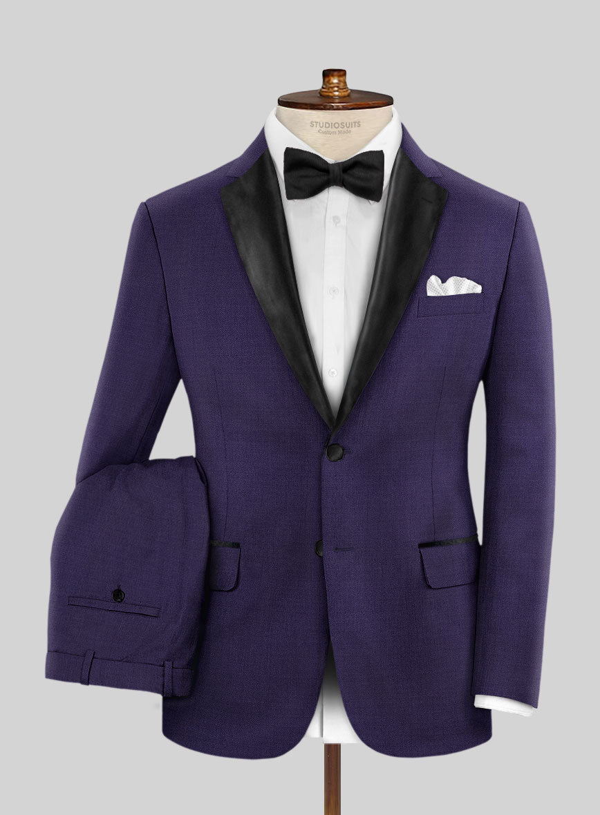 Napolean Violet Wool Tuxedo Suit – Studiosuits