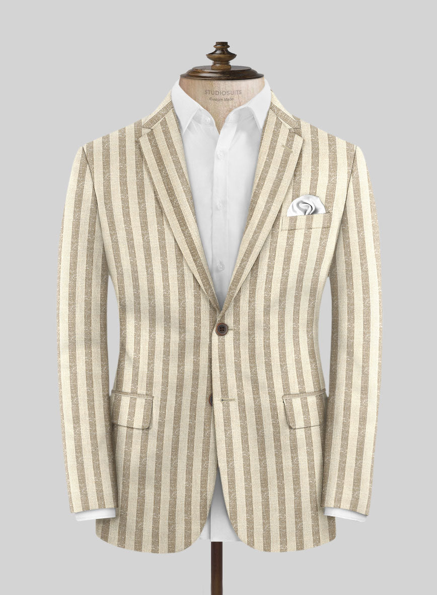 cream linen jackets