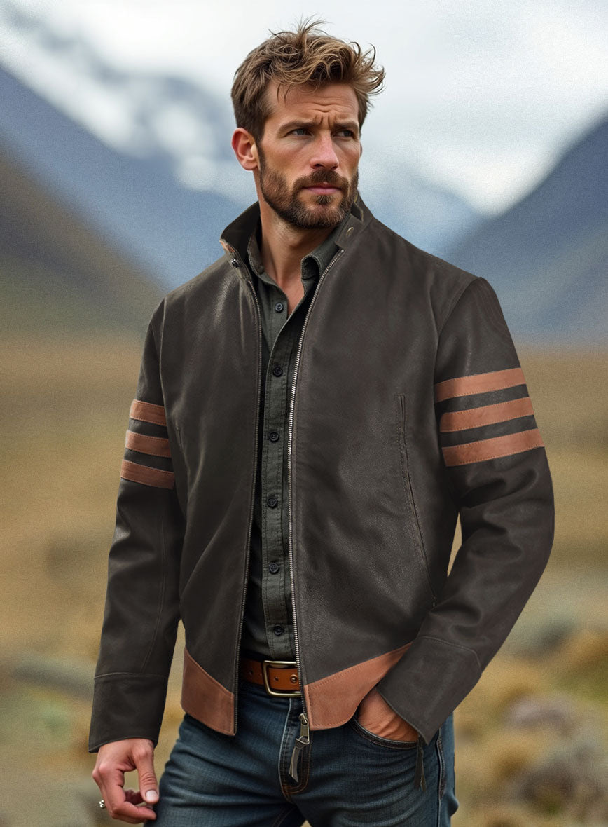 X MEN ORIGINS WOLVERINE LEATHER JACKET StudioSuits