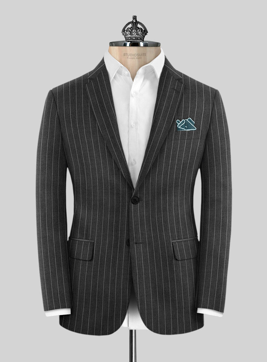 StudioSuits- Bristol Gray Rope Stripe Jacket