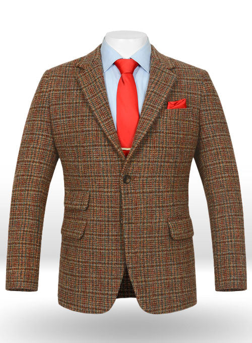 Harris Tweed Barley Brown Jacket – StudioSuits