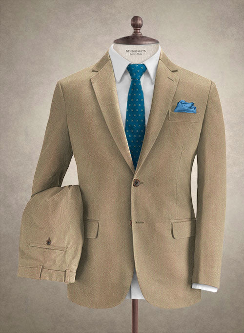 Tan clearance cotton suit