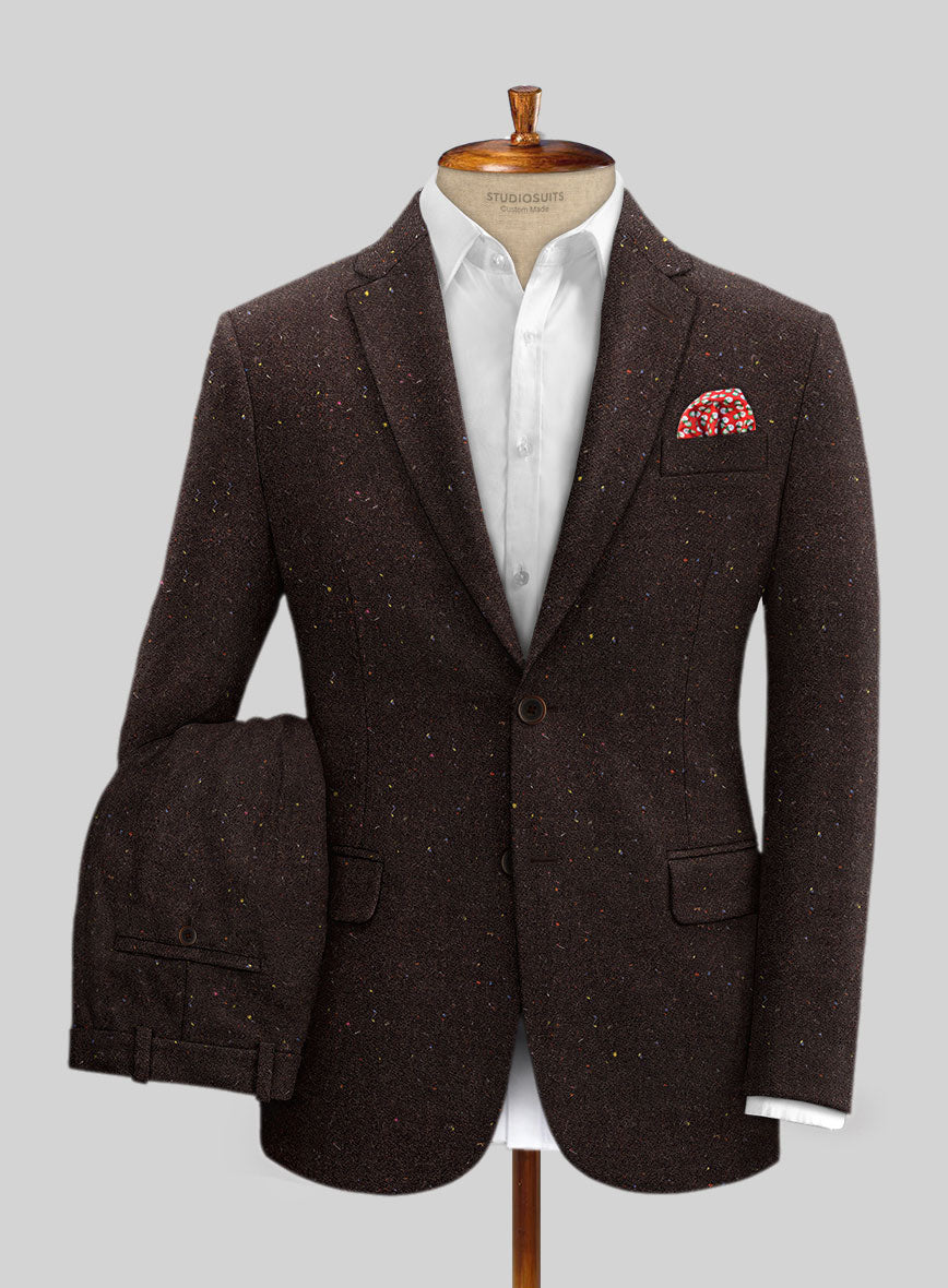 Harris Tweed Brown Speckled Suit – StudioSuits