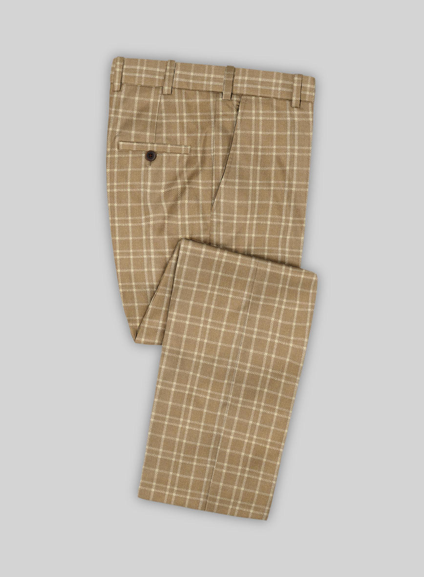 Big Houndstooth BW Tweed Pants