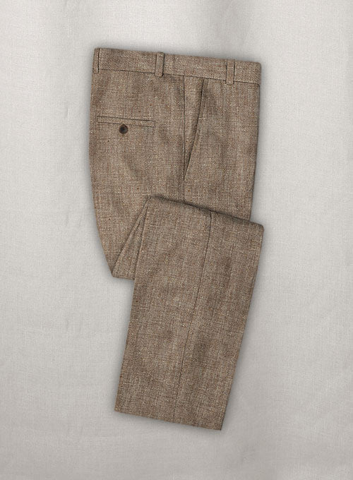 Sepia Brown Linen Suit – StudioSuits