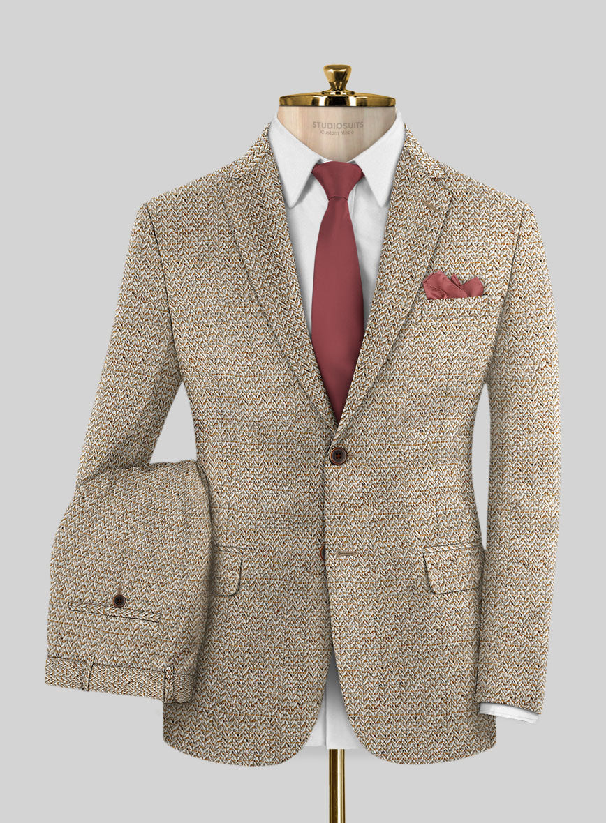 StudioSuits Vintage Glasgow Brown Tweed Jacket