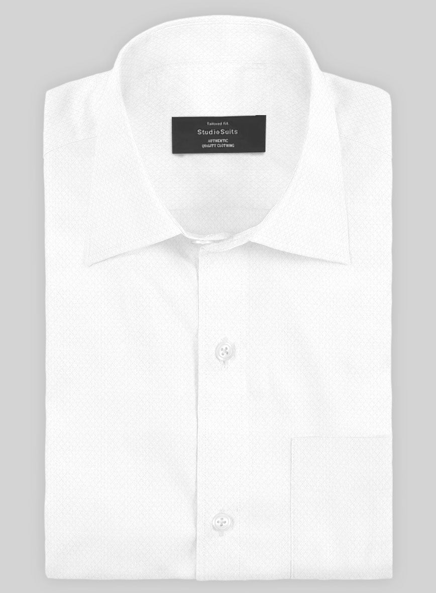 Italian Lombardo Columbus White Shirt – StudioSuits