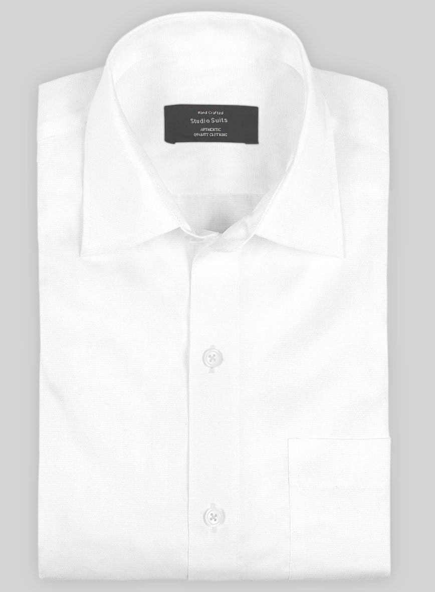 Italian Lombardo Gauze White Shirt