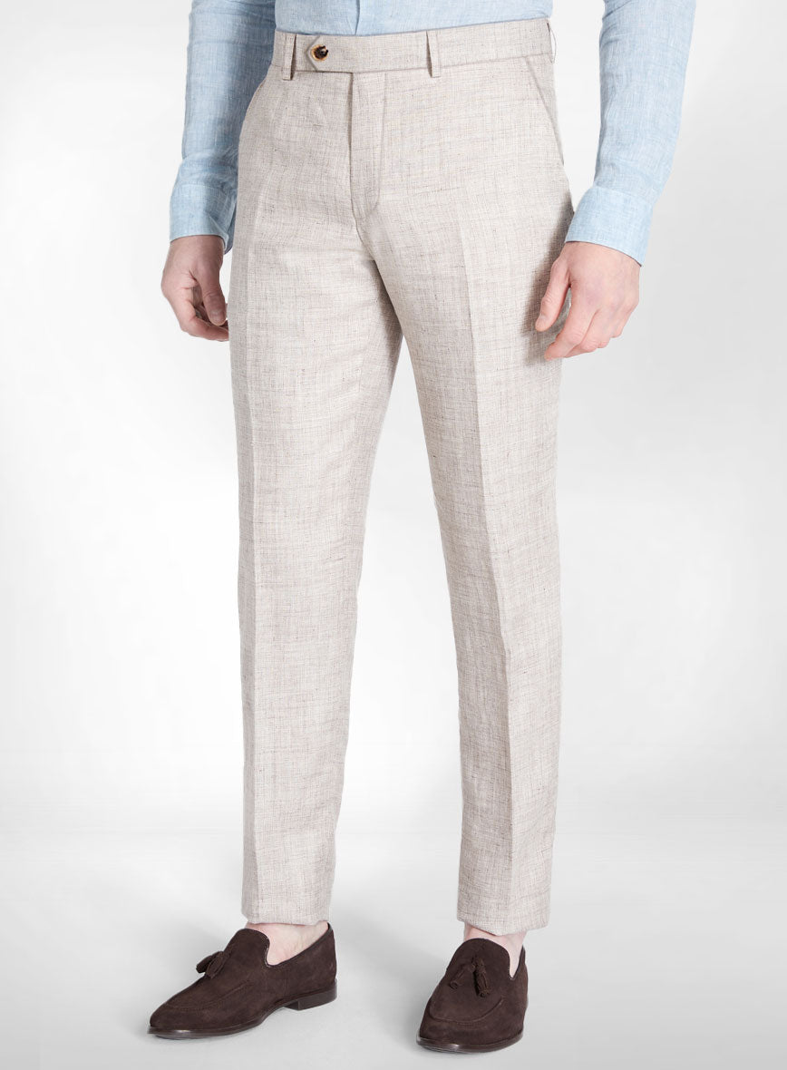 StudioSuits- Italian Murano Wool Linen Pants