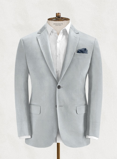 Italian Zod Light Gray Linen Suit – StudioSuits