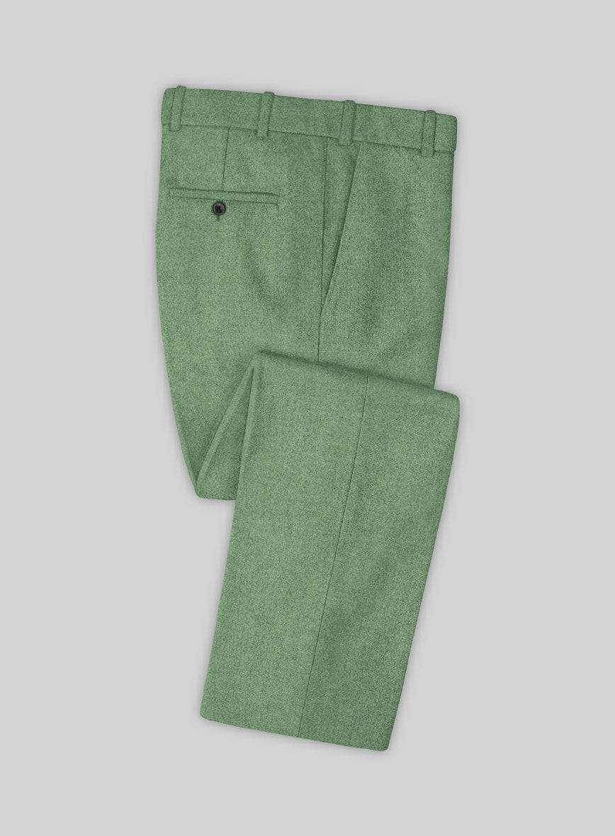 StudioSuits- Naples Dark Green Tweed Pants