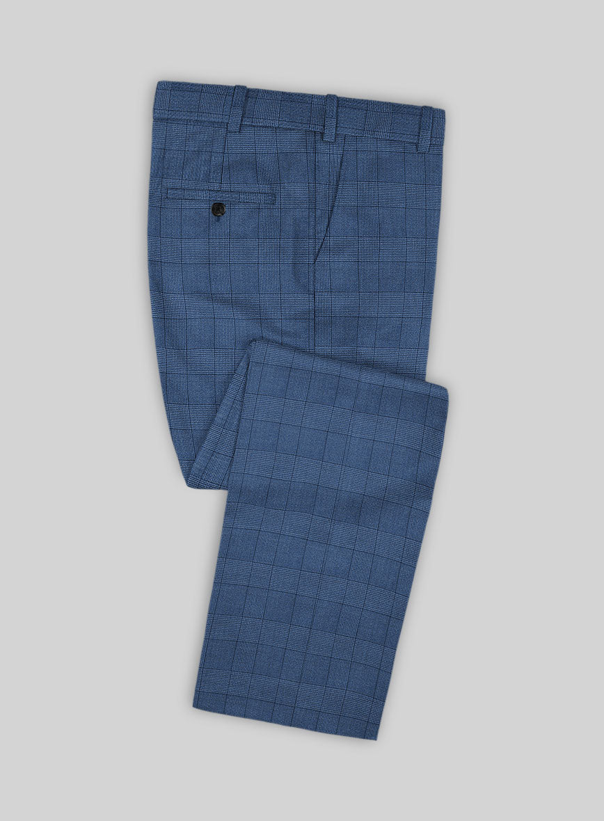 Royal blue plaid on sale pants