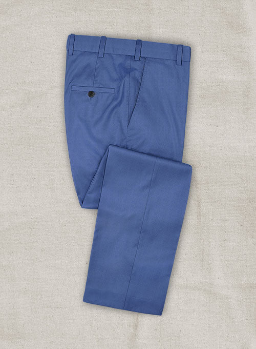 Blue Merino Wool Pants – StudioSuits
