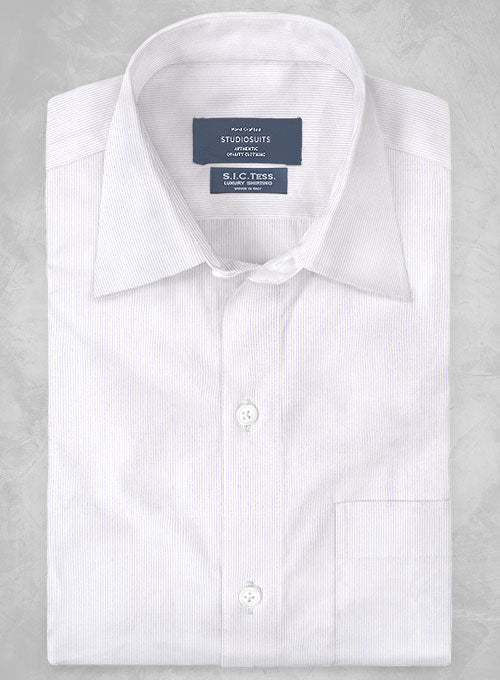 Heritage Long-Sleeve Tee, Repeating C Logo Collar Oxford Grey