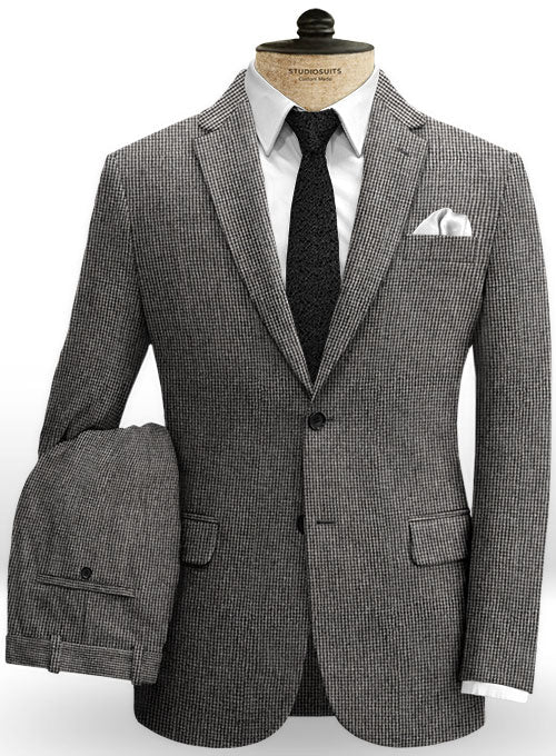 Harris Tweed Gray Speckled Jacket – StudioSuits