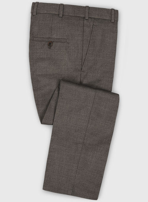 Lanificio Zegna Trofeo Brown Wool Pants