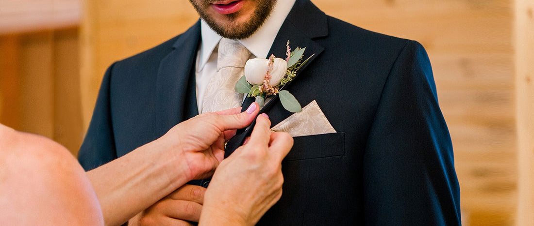 How to Pin a Boutonniere – StudioSuits