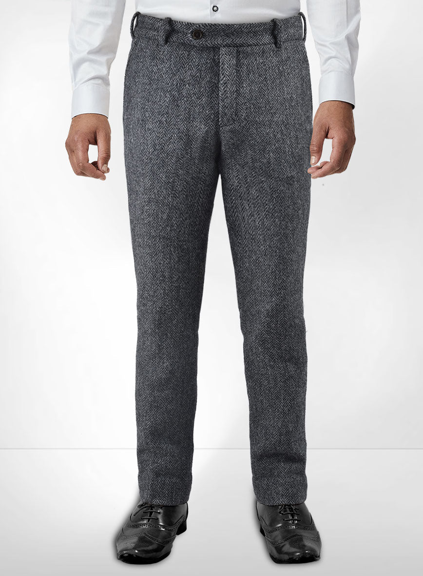 Italian Luxury Suit Pants - Grey | Charles Tyrwhitt