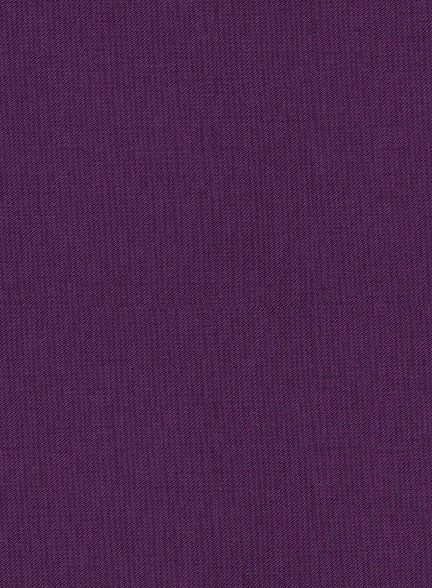 Scabal Hot Purple Wool Suit - StudioSuits