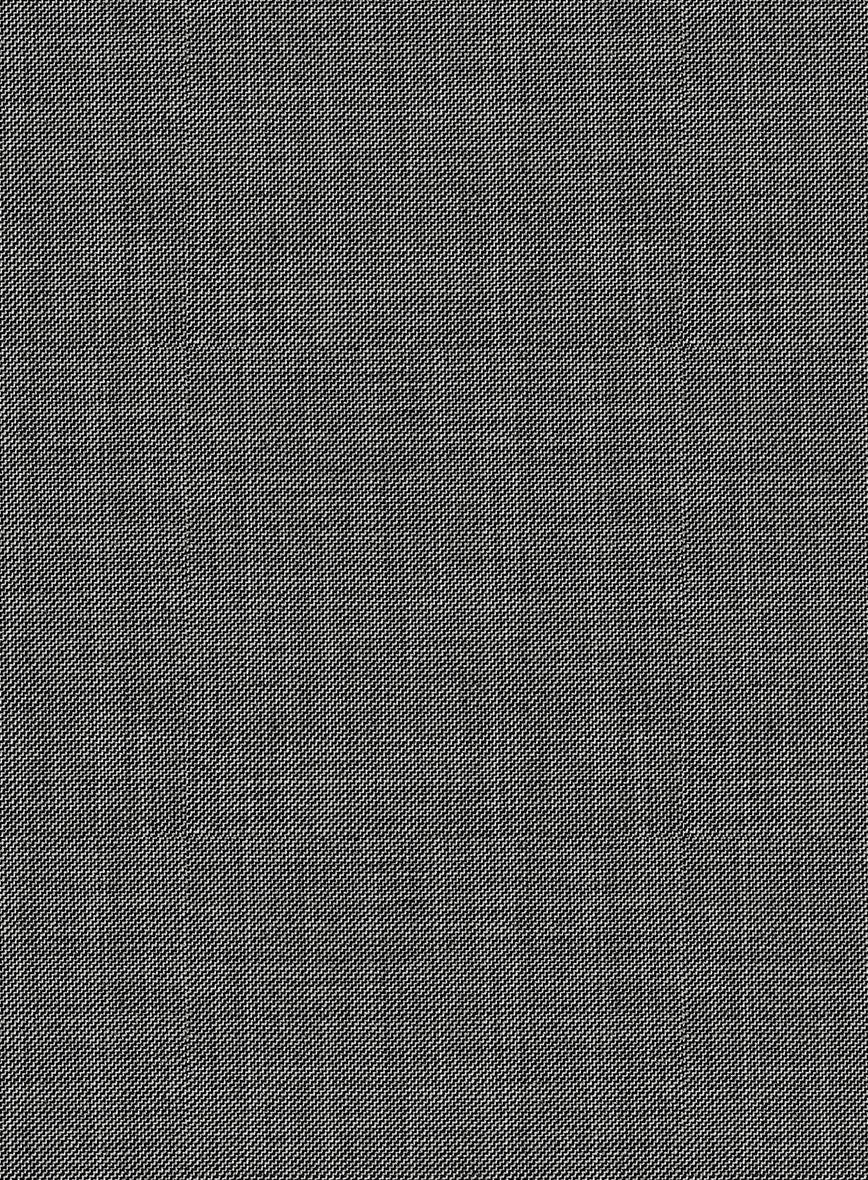 Napolean Sharkskin Gray Wool Tuxedo Jacket - StudioSuits