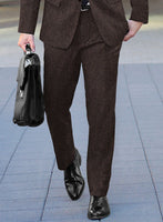 Brown Flecks Donegal Tweed Suit - StudioSuits