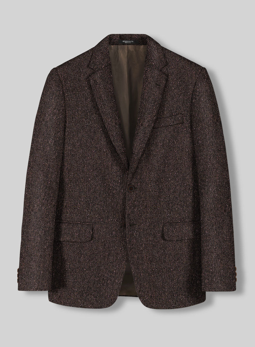 Brown Flecks Donegal Tweed Suit – StudioSuits