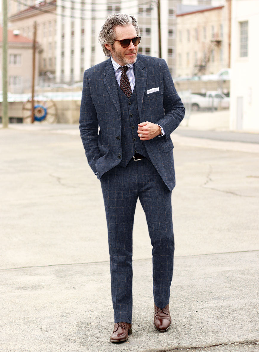 Italian Linen Clavo Suit – StudioSuits
