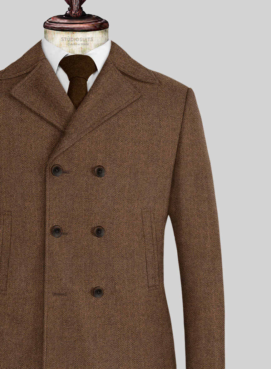 Pea coat tan best sale