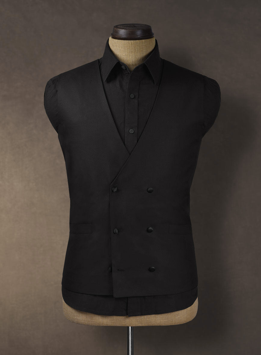 All Black Wool Tuxedo Suit II - StudioSuits