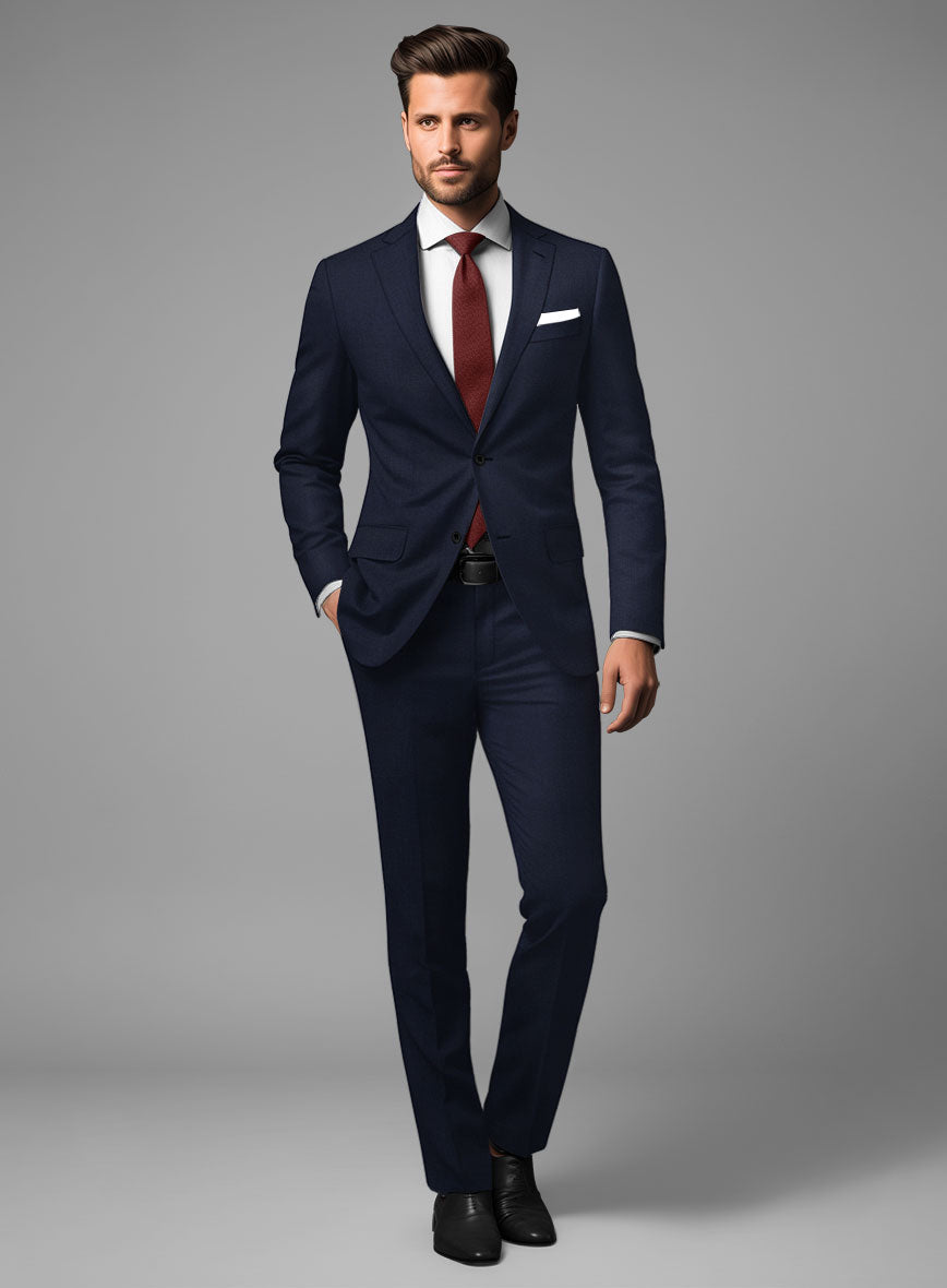 Aristo Blue Wool Suit - StudioSuits