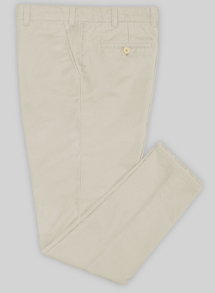 Washed Army Khaki Stretch Chino Pants - StudioSuits