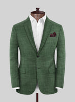 Bamboo Wool Abundant Green Jacket - StudioSuits