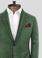 Bamboo Wool Abundant Green Jacket - StudioSuits