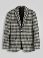 Big Houndstooth BW Tweed Jacket - StudioSuits