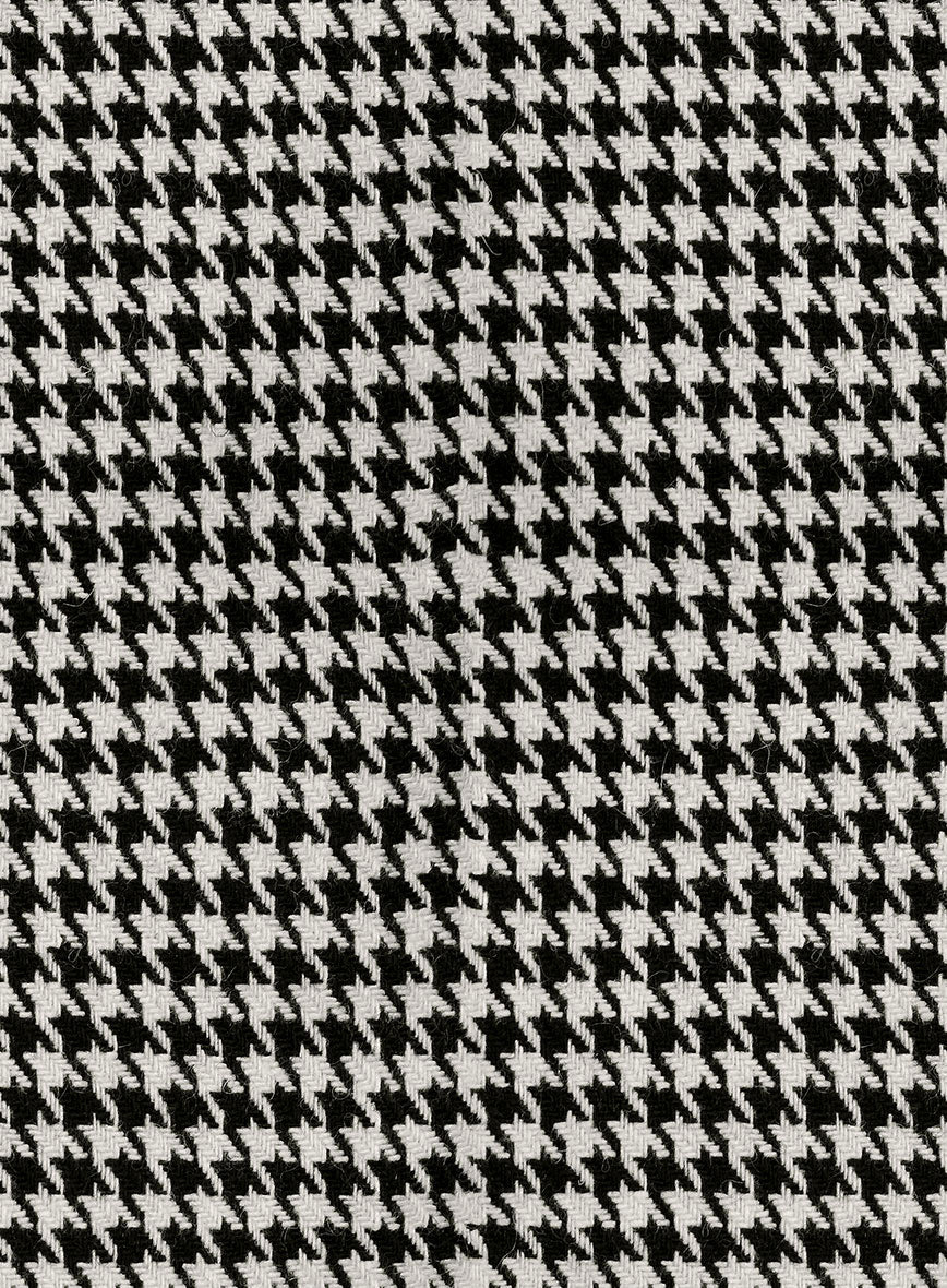 Big Houndstooth BW Tweed Pants - StudioSuits