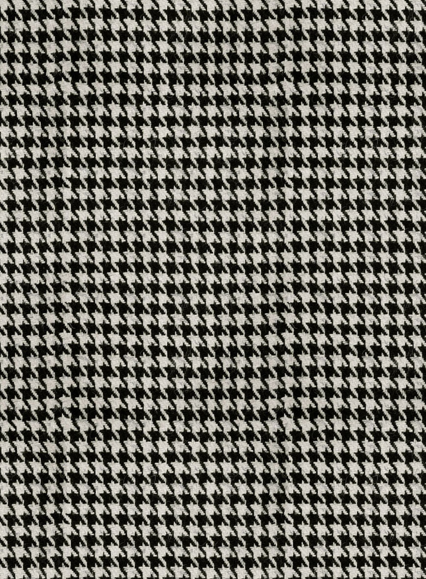 Big Houndstooth BW Tweed Shirt - StudioSuits