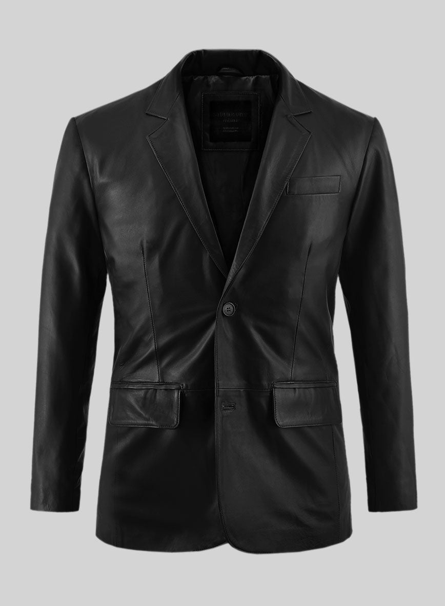 Leather Blazer - Get Custom Leather Blazer Online – StudioSuits