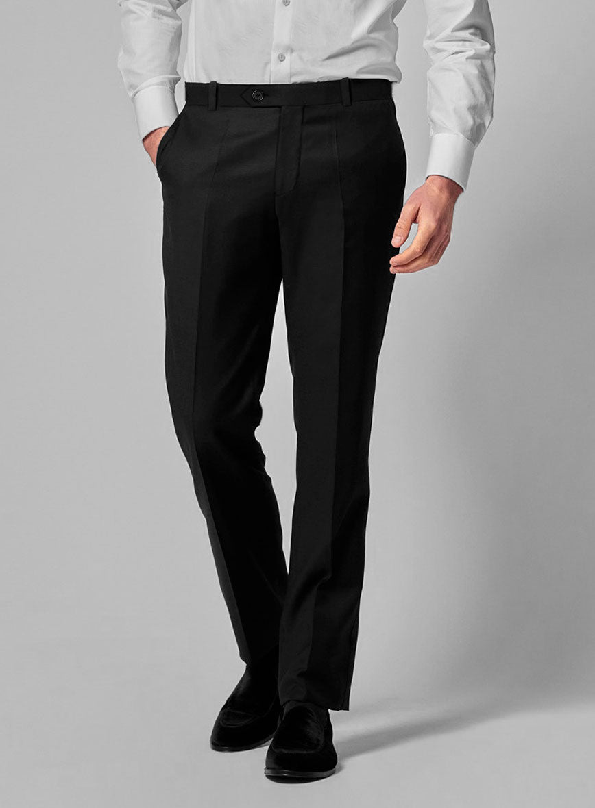 Black Smoking Double Breasted Tuxedo Suit – StudioSuits