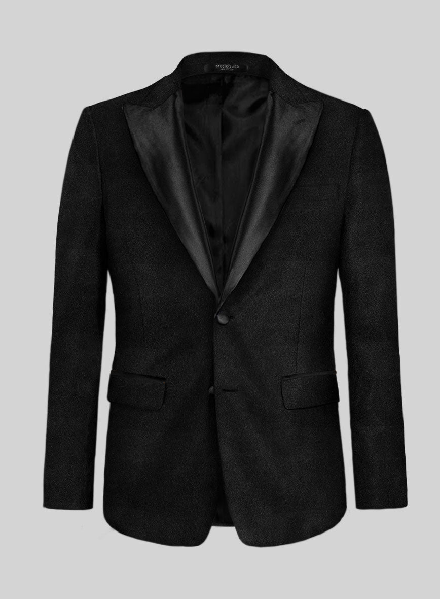 Black Velvet Tuxedo Suit - StudioSuits