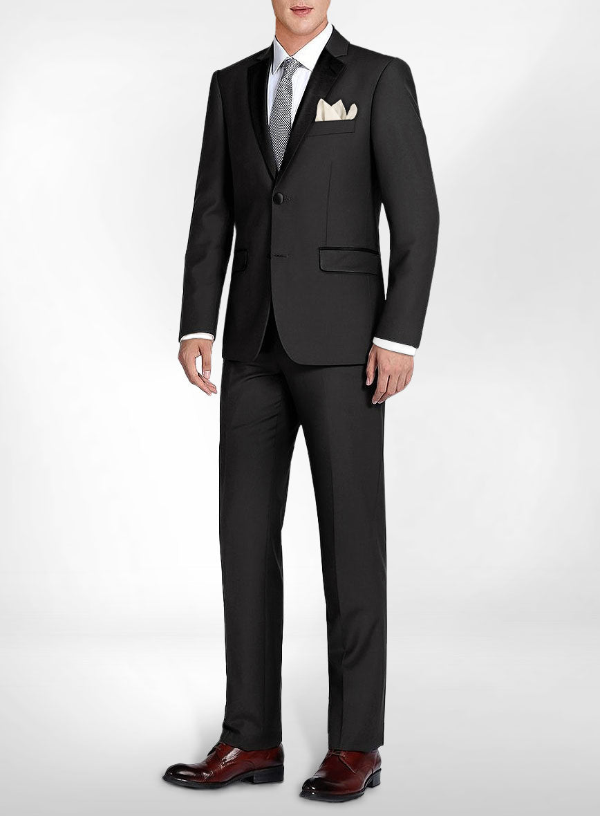 Black Wool Tuxedo - StudioSuits