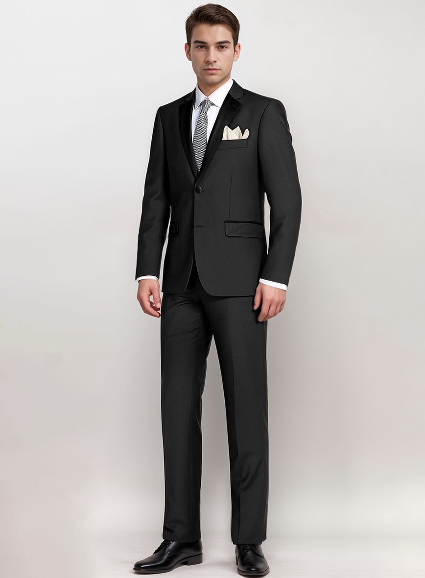 Black Wool Tuxedo - StudioSuits