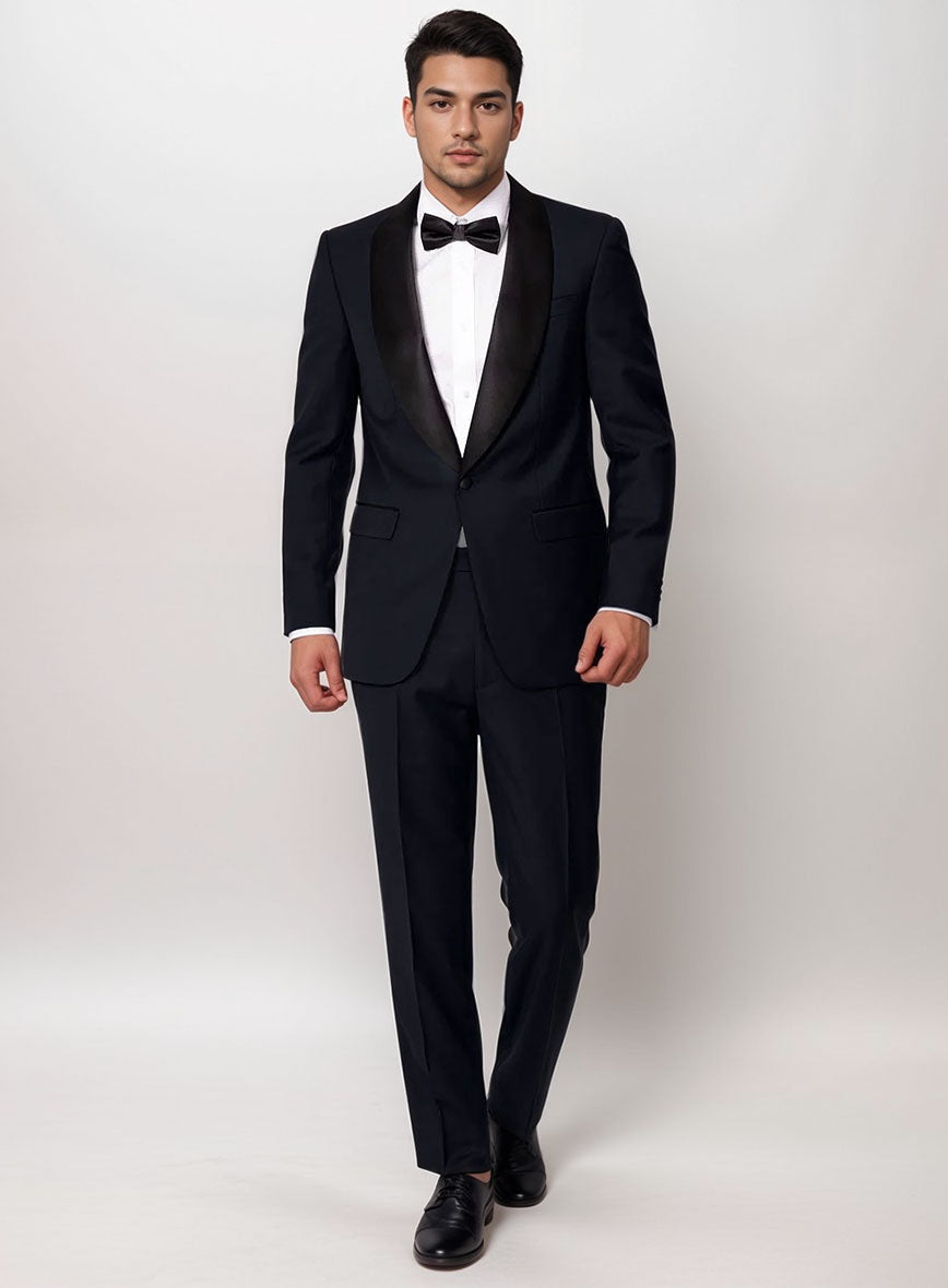 Blue Wool Tuxedo - StudioSuits