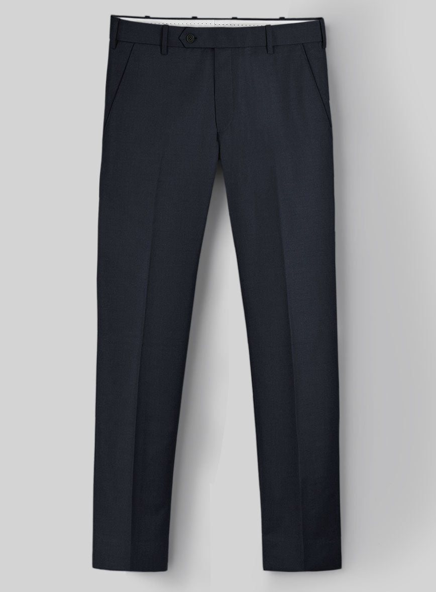 Blue Merino Wool Pants - StudioSuits