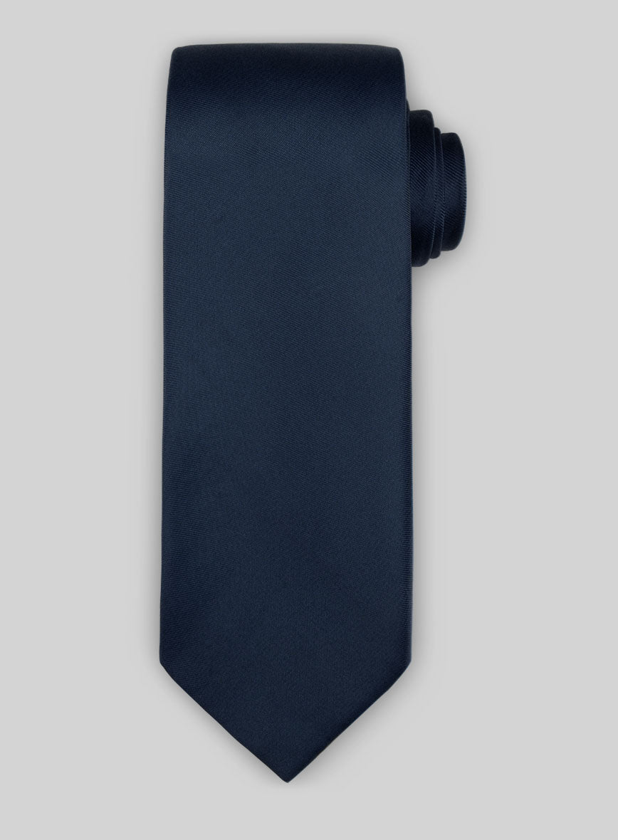 Blue Satin Tie - StudioSuits