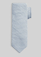 Blue Seersucker Tie - StudioSuits