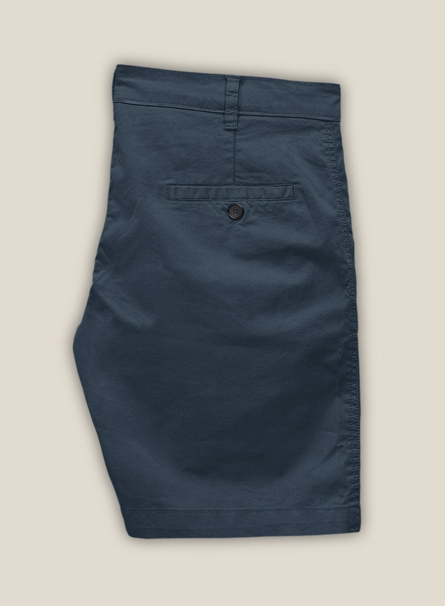 Gray Stretch Chino Shorts - StudioSuits